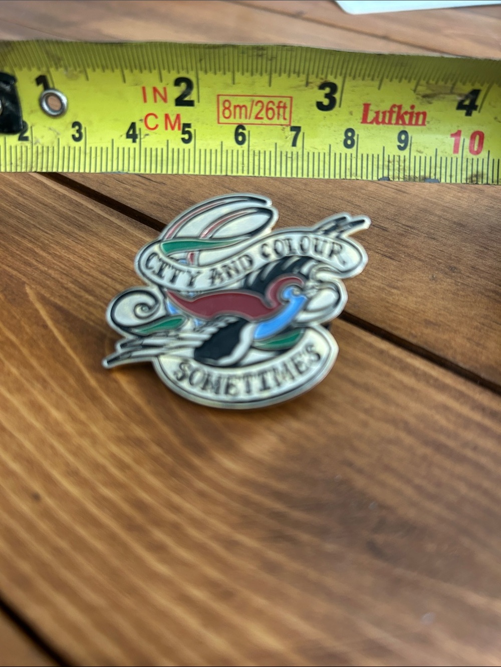 Sometimes Enamel Pin - Multi-Color
